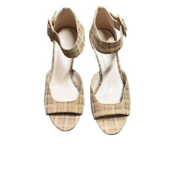 Pelle Moda Berlin Ankle Strap Sandal in Latte NWB Size 11 - Picture 6 of 14